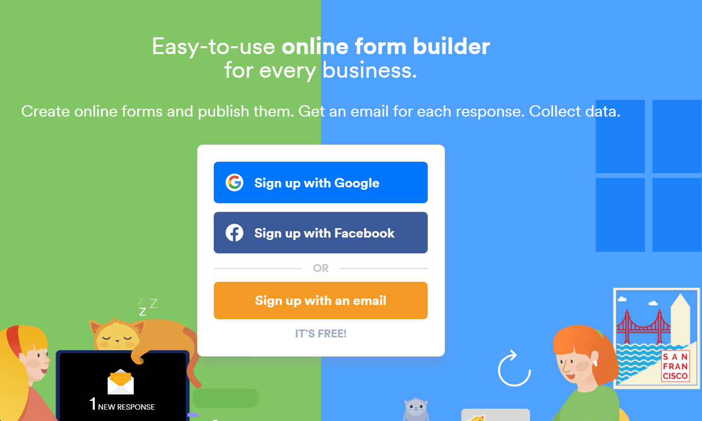 Sign In page - JotForm Salesforce Integration